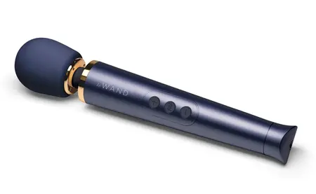 Le Wand Petite Navy Massage Wand - Compact Rechargeable Massager