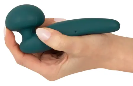 Sweet Smile Flexible Wand Compact Rechargeable Massager, 10 Modes, Black