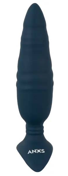 ANOS RC Thrusting Plug with Remote Control, Perineum Stimulator, Black