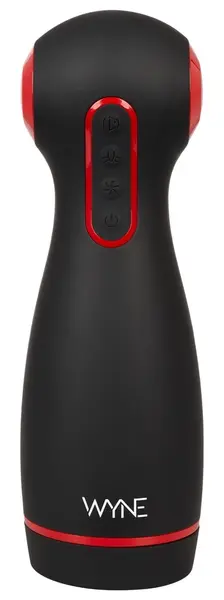 WYNE Model 06 Dual-Motor Intimate Device with Suction & Sound, Black