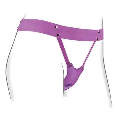 Fantasy For Her Ultimate Butterfly Wearable Vibrating System, Purple, Remote