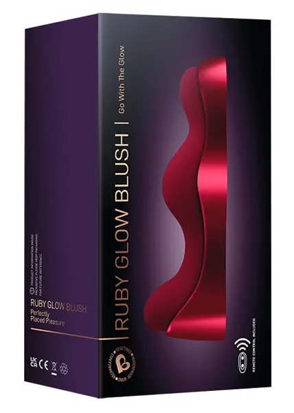 Rocks-Off Ruby Glow 2.0 Blush Intimate Massage System Pink 17.5cm