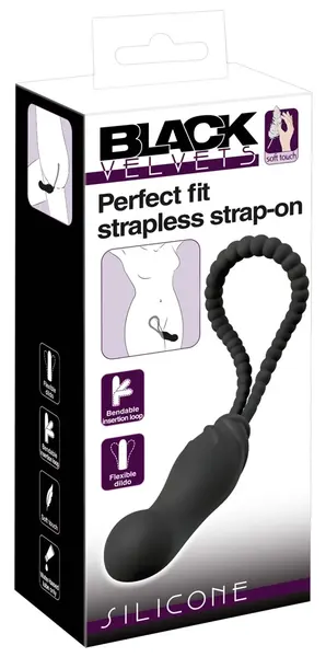 Black Velvets Strapless Intimate System Perfect Fit Silicone 22 cm