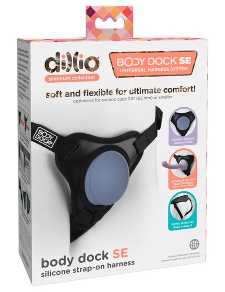 Dillio Platinum Body Dock SE Adjustable Harness System, Black