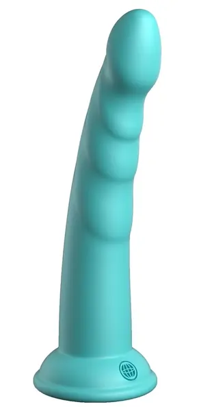 Dillio Platinum Slim Seven Teal 19.7cm Anatomical Model, Silicone