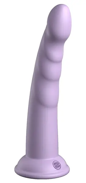 Dillio Platinum Slim Seven 7 Inch Silicone Intimate Device Purple