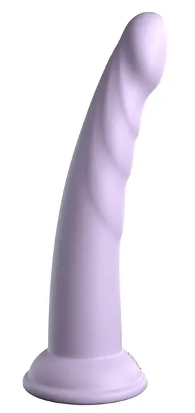 Dillio Platinum Slim Seven 7 Inch Silicone Intimate Device Purple