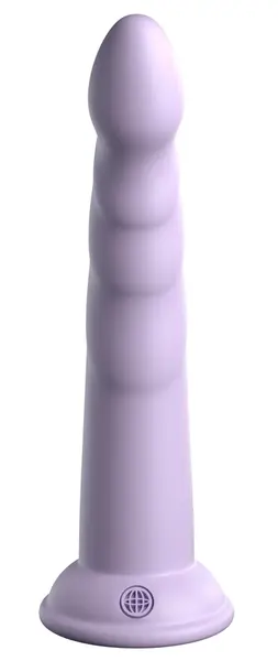 Dillio Platinum Slim Seven 7 Inch Silicone Intimate Device Purple