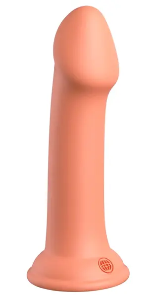 Dillio Platinum Big Hero Flexible Silicone Model Peach 17 cm