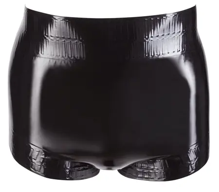 LateX Diaper Briefs Black 2XL - Anatomical Latex Design, Secure Fit