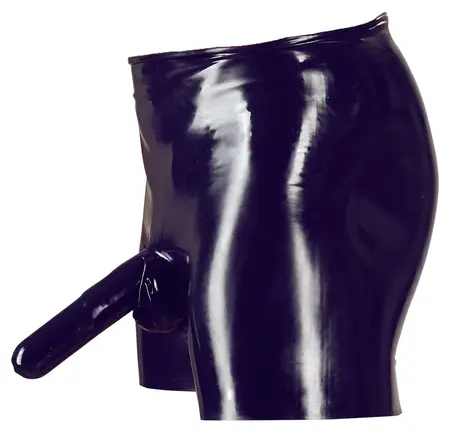 LateX Latex Briefs Black M - Anatomical Fit, Integrated Sleeves