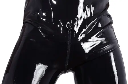 LateX Men's Anatomic Latex Jumpsuit 2XL with Front Zipper
