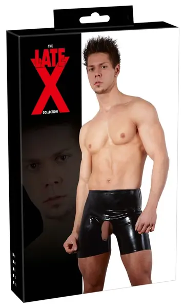 LateX Men's Latex Pants Black M - Anatomical Cut & Functional Opening