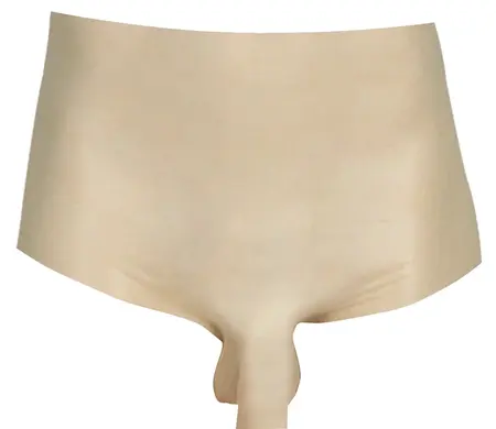 Svenjoyment Latex Transparent Men's Pants L/XL, Skin-Tight 0.4 mm