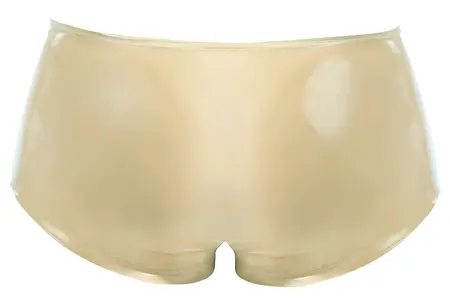 LateX Men's Transparent Latex Pants S/M - Anatomical Cut, 0.4mm