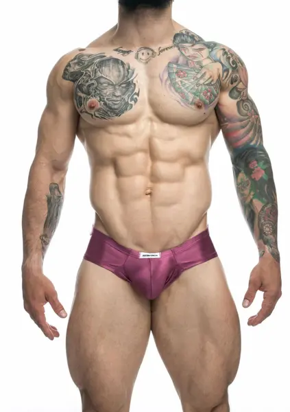 Justin+Simon Cheek Bikini Chlorine-Resistant Swim Brief S