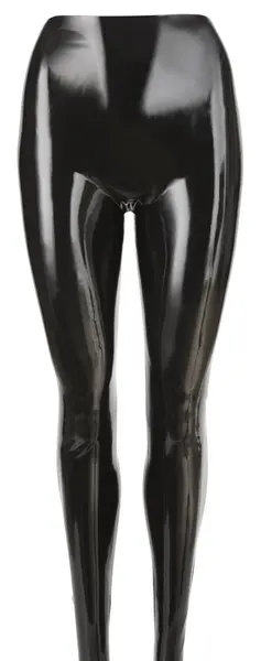LateX Tights Black 2XL - Shiny Latex, Skin-Tight, 0.4 mm Thickness