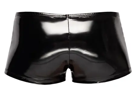 Black Level Biker-Style Vinyl Pants XL, Stretch, Glossy Finish