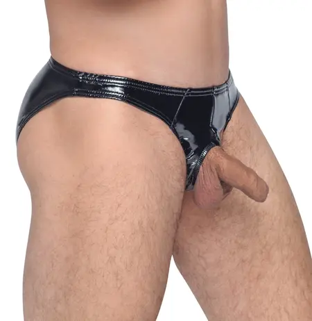 Black Level Vinyl Briefs Showmaster L - Shiny Bi-Elastic Finish