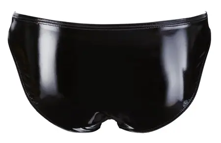 Black Level Vinyl Briefs Showmaster M - Shiny Black, Stretch Fit