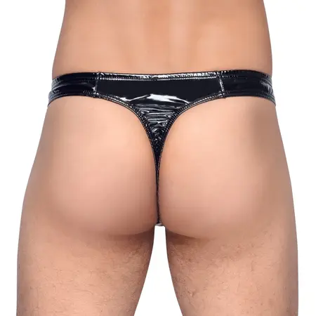 Black Level Rio Men's Briefs M Shiny Bi-Elastic Vinyl Finish