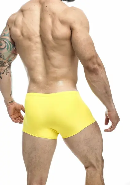 Justin+Simon Classic Boxer Chlorine-Resistant Men’s Underwear Black M