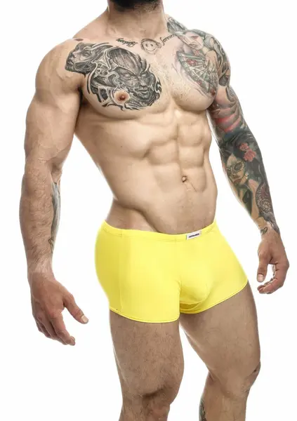 Justin+Simon Classic Boxer Chlorine-Resistant Men’s Underwear Black M