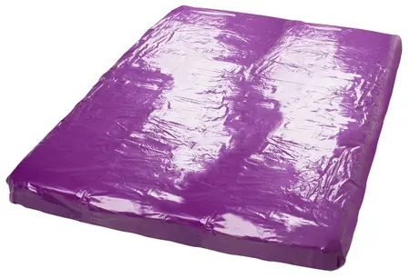 fetish collection Vinyl Bed Sheet Purple 200x230cm Waterproof Cover