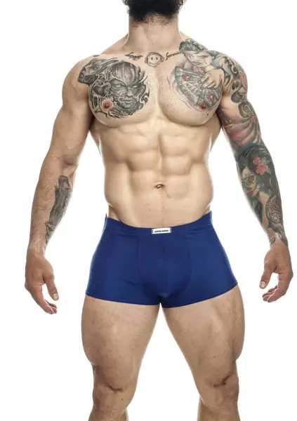 Justin+Simon Classic Boxer Chlorine-Resistant Men’s Underwear Black M