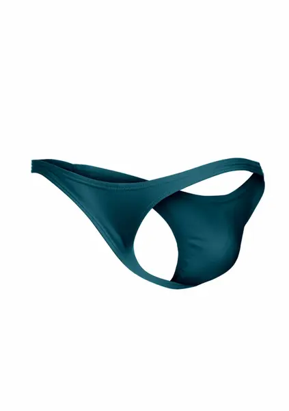Justin+Simon Classic Tanga Men’s Briefs Soft Breathable Black M