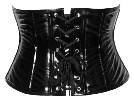 Black Level Vinyl Waist Cincher M - Shaping Silhouette, Shiny Finish