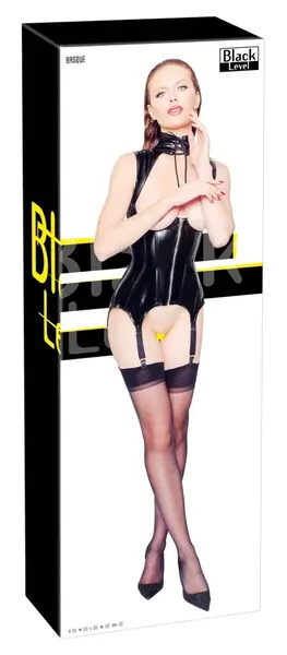Black Level Basque XL Vinyl Finish, Adjustable Lacing, Shiny Black