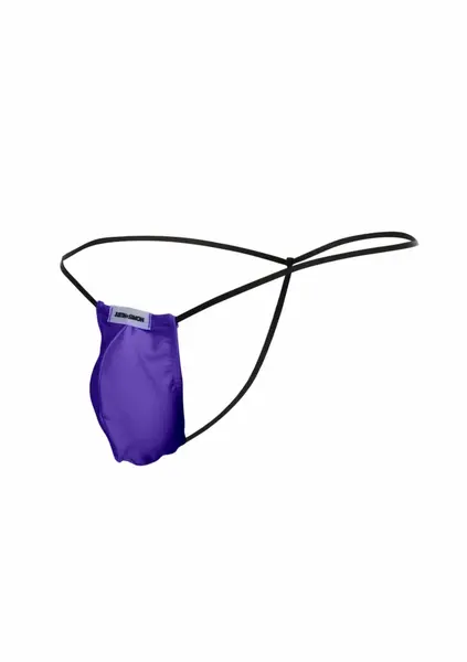 Justin+Simon Classic G-String Bulge Black Minimal Contoured Pouch