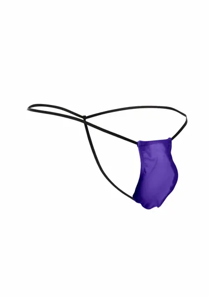 Justin+Simon Classic G-String Bulge Black Minimal Contoured Pouch