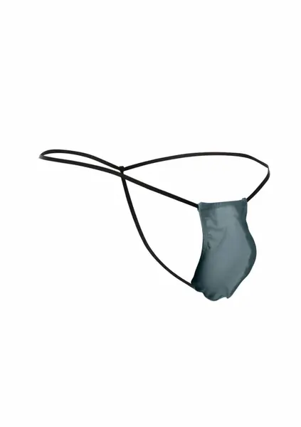Justin+Simon Classic G-String Bulge Black Minimalist Design