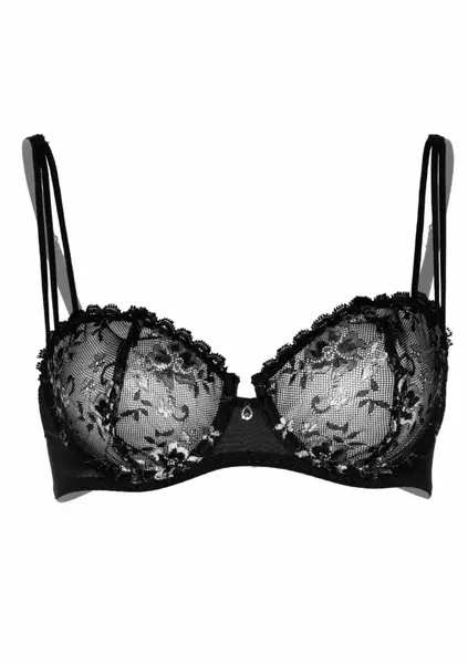 Very Sexy Unlined Lace Bra Floral Design Adjustable Straps 8713221825919