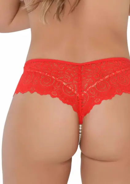 Daring Intimates Ashley Pearl String Elegant Open Design Lingerie