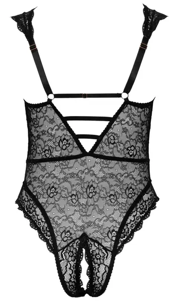 Cottelli Curves Body Lace XL Rose Gold Details Adjustable Straps