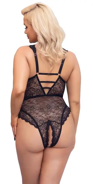 Cottelli Curves Body 95D/2XL Lace Rose-Gold Adjustable Straps