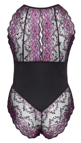 Cottelli Curves Lace Body 4XL, Two-Tone, Adjustable Fastening
