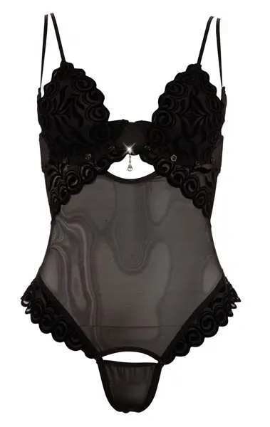 Cottelli Collection Body 85C/L Black Powernet Adjustable Straps S/M