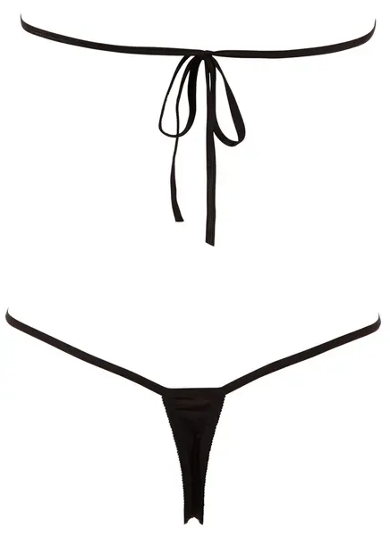 Body Sexy Open S-L Black Rhinestone Straps by Cottelli Collection