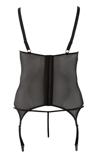 Cottelli Collection Cami Suspender XL with Lace and Adjustable Straps