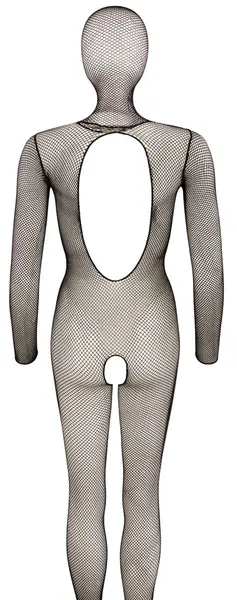 Black Level Catsuit S-L Net Model with Mask and Open Design