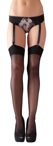 Cottelli Collection Classic Black Stockings 20 Denier Size 5