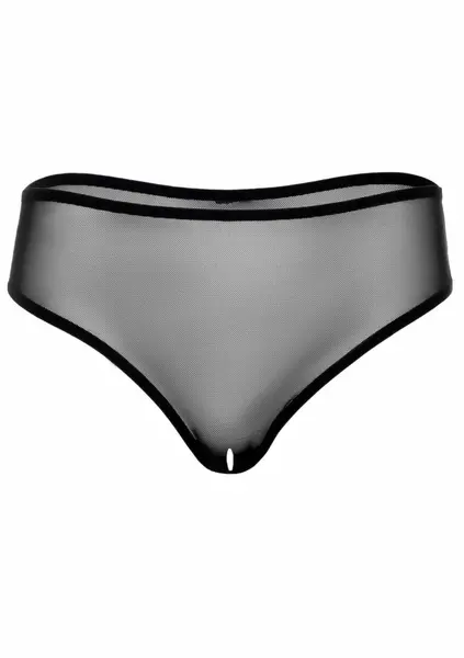 Alexa Mesh Bikini Panty Crotchless Ultra-Soft 4-Way Stretch S/M L/XL