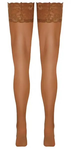Cottelli Legware Hold-Ups Light Skin 20 DEN Lace Top Stockings