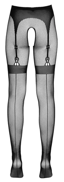 Cottelli Legware Tights S-L with Integrated Suspender Net Design