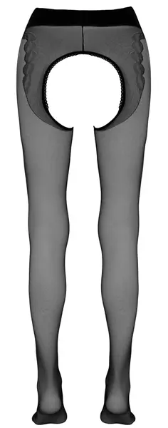 Cottelli Legwear Suspender Tights 20 Denier Black Open Design