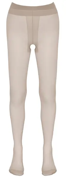 Cottelli Legwear Elegant Satin Sheer Open Tights Skin S 20 Den